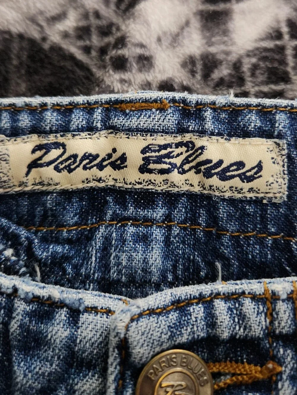 Women's Paris Blues ⁸Denim High-Waist Blue Women's Shorts